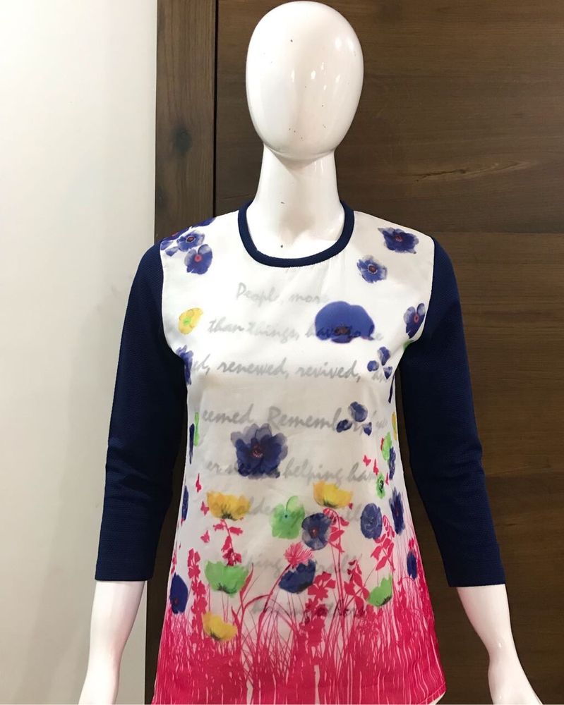 Blue Casual Wear Top