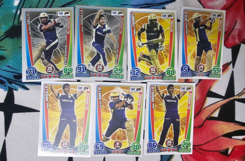 Topps 2012 Cricket Attax mini set