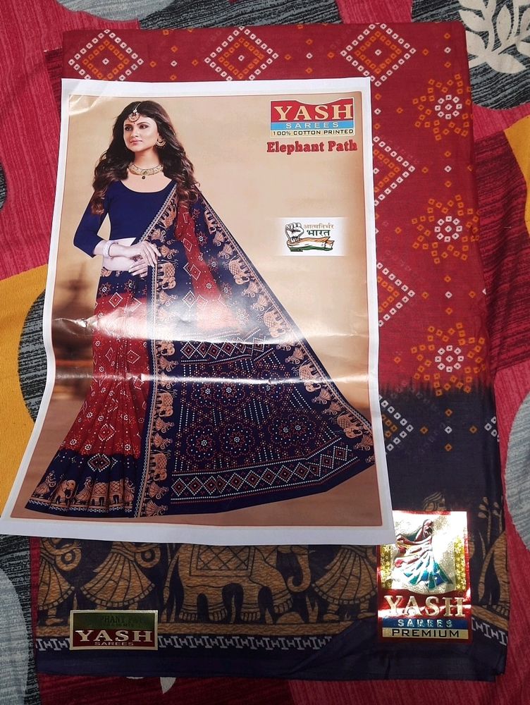New💥Beautiful 100% Cotton Saree