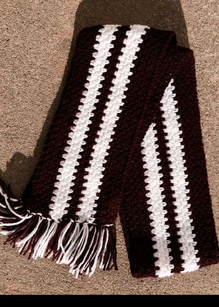 Striped Handmade Scarf
