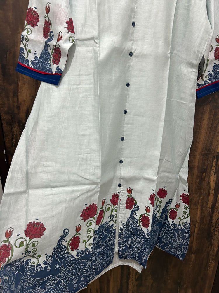 Elegant Embroidered Kurta
