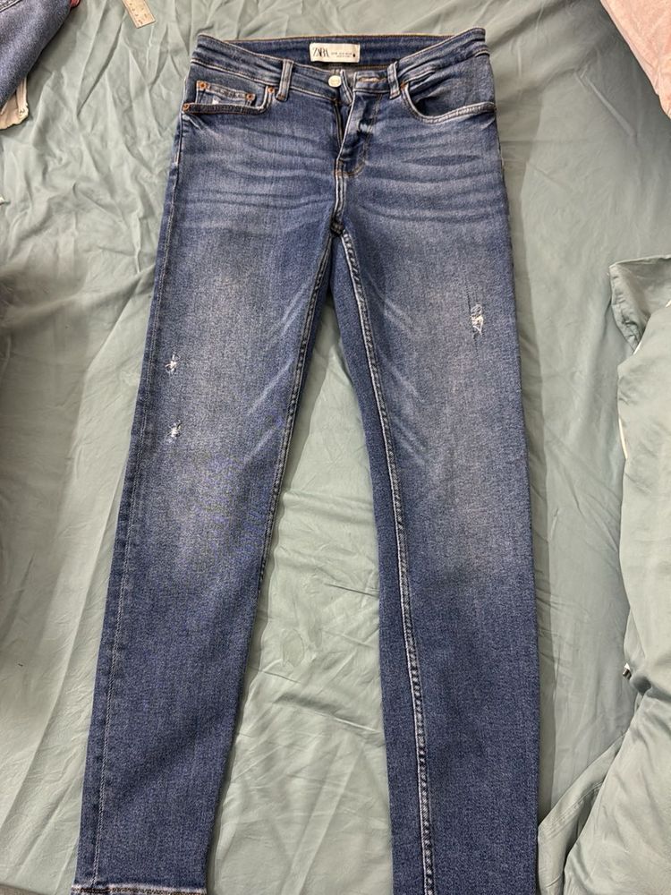 ZARA Blue Denim Jeans