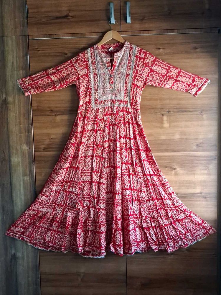 Beautiful Brand New Kurti Red Colour