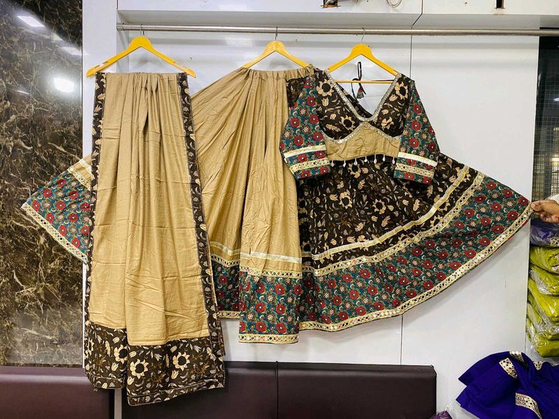 chiku colour Navratri outfit sale price for week