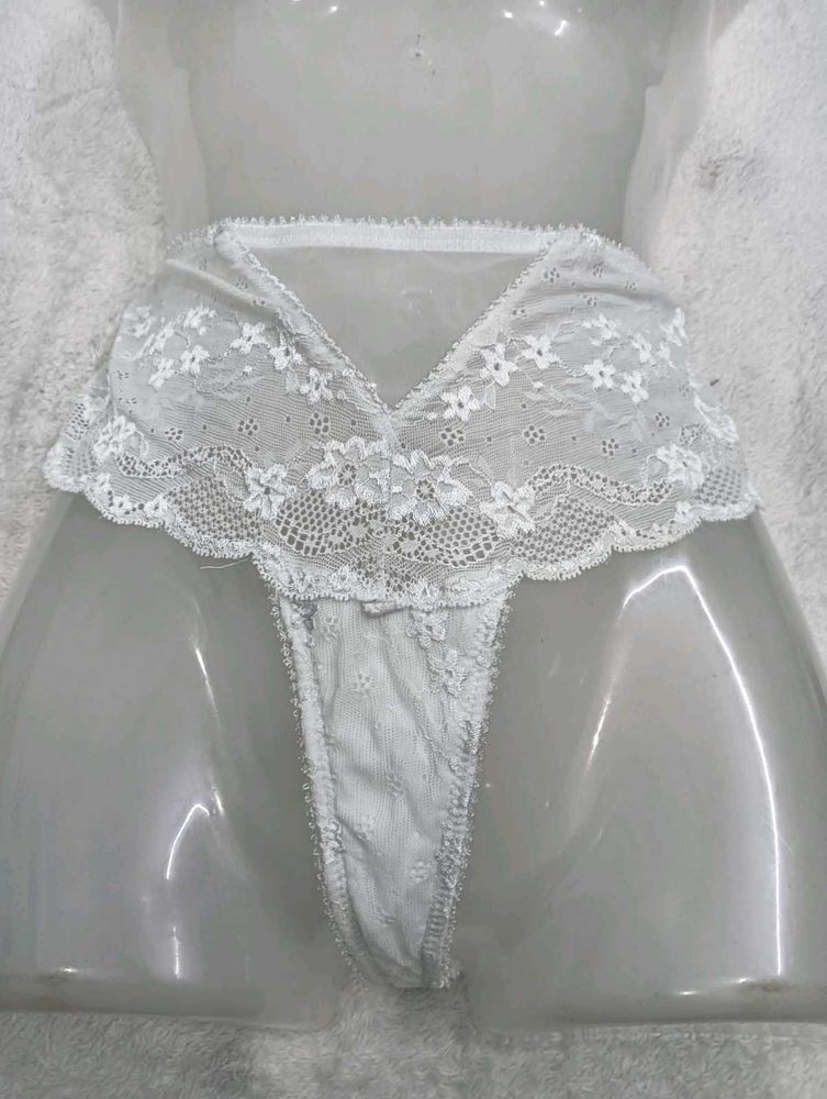 White Lace💙 Thong