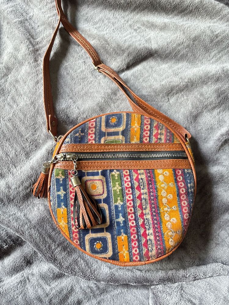 Boho Round Crossbody Bag