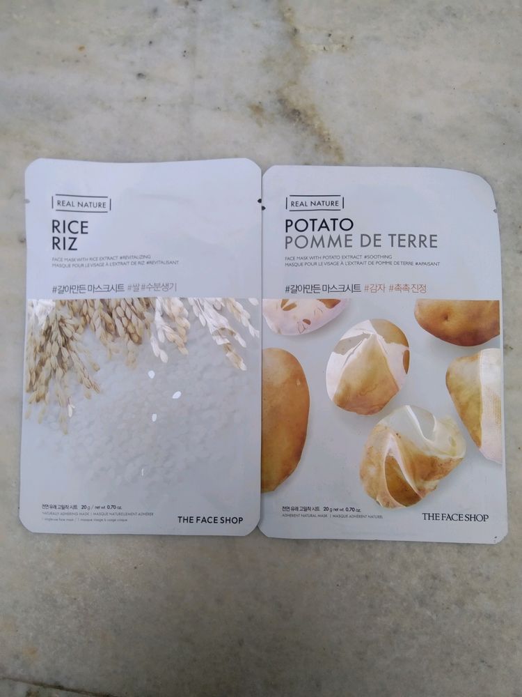 The Face Shop Sheet Masks - Rice &amp; Potato