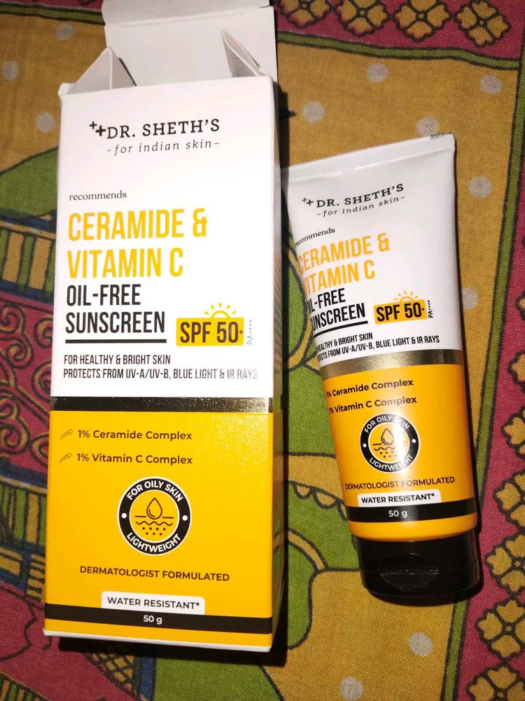 Dr. Sheth's Ceramide &amp; Vitamin C Sunscreen SPF 50