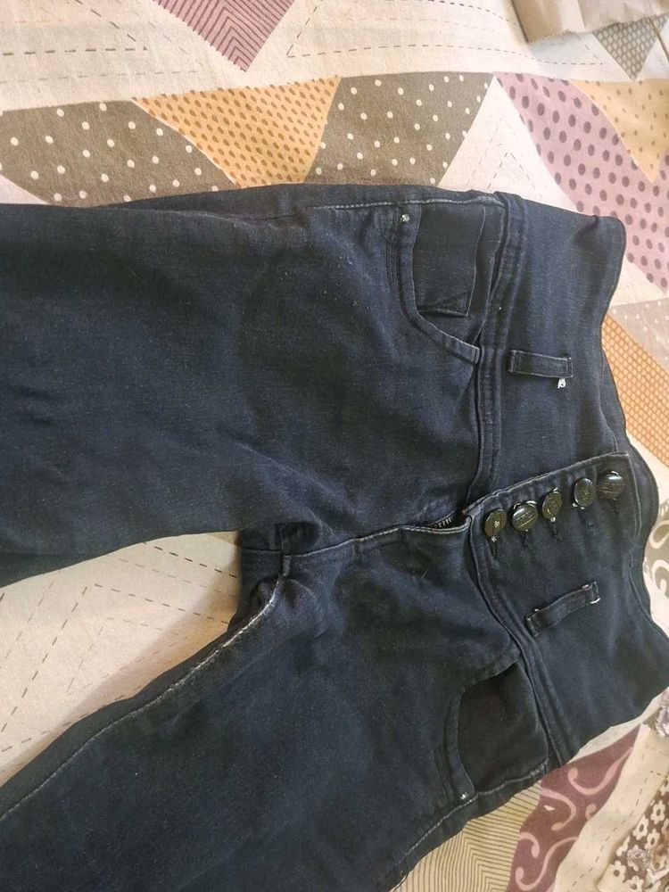 Y2K High Waist Button Fly Jeans