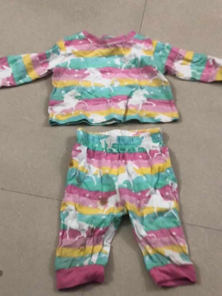 Cute Unicorn Pajama Set