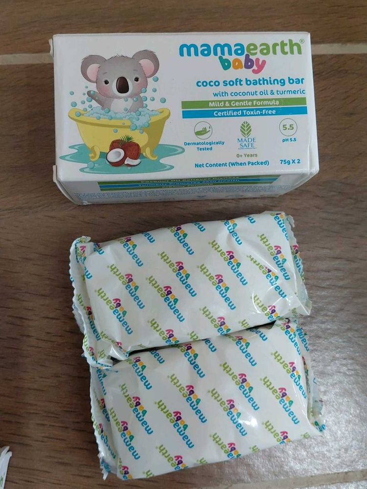 Mamaearth baby Cocoa soft bathing bar 2 soaps