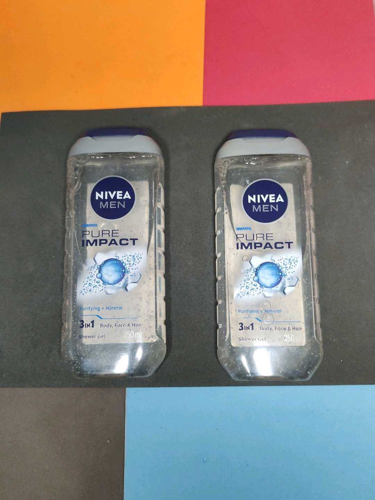 NIVEA MEN Pure Impact Shower Gel 2 piece