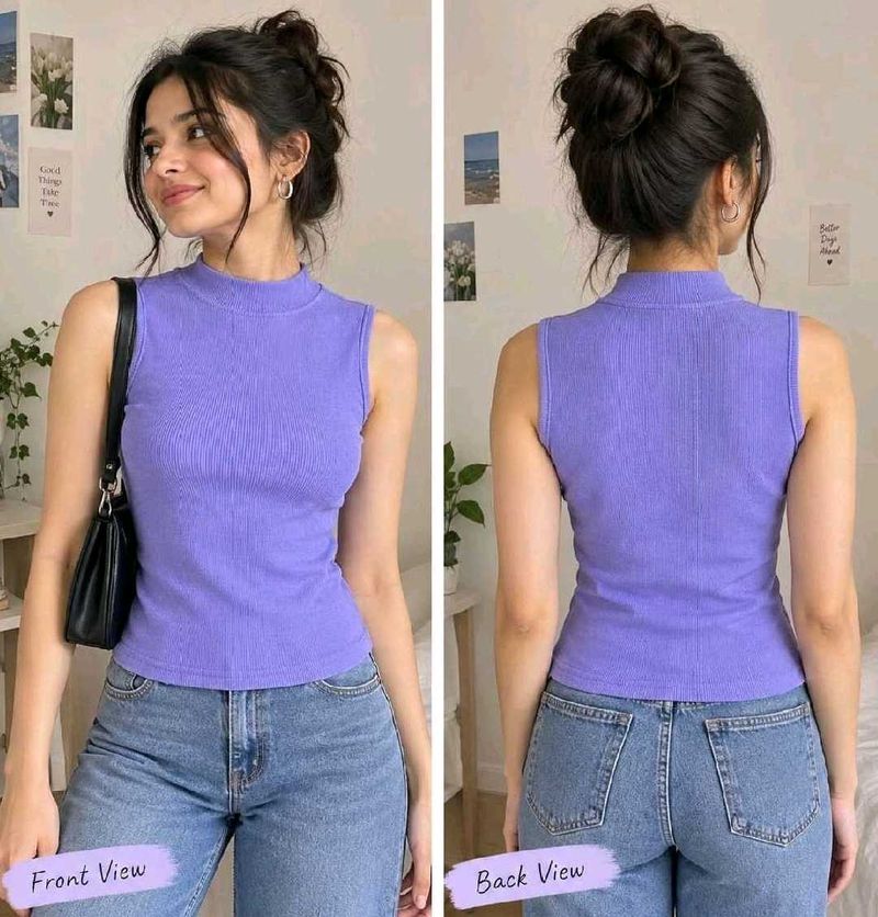 LEVENDER CROP TOP