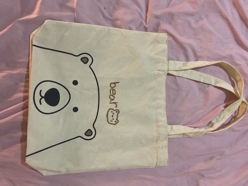 Cute Bear Tote Bag