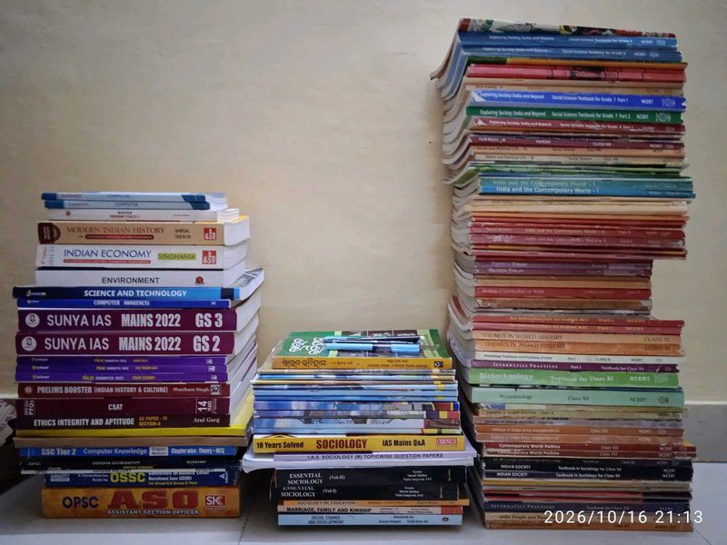 NCERT, UPSC, Sociology, SSC and other exam books