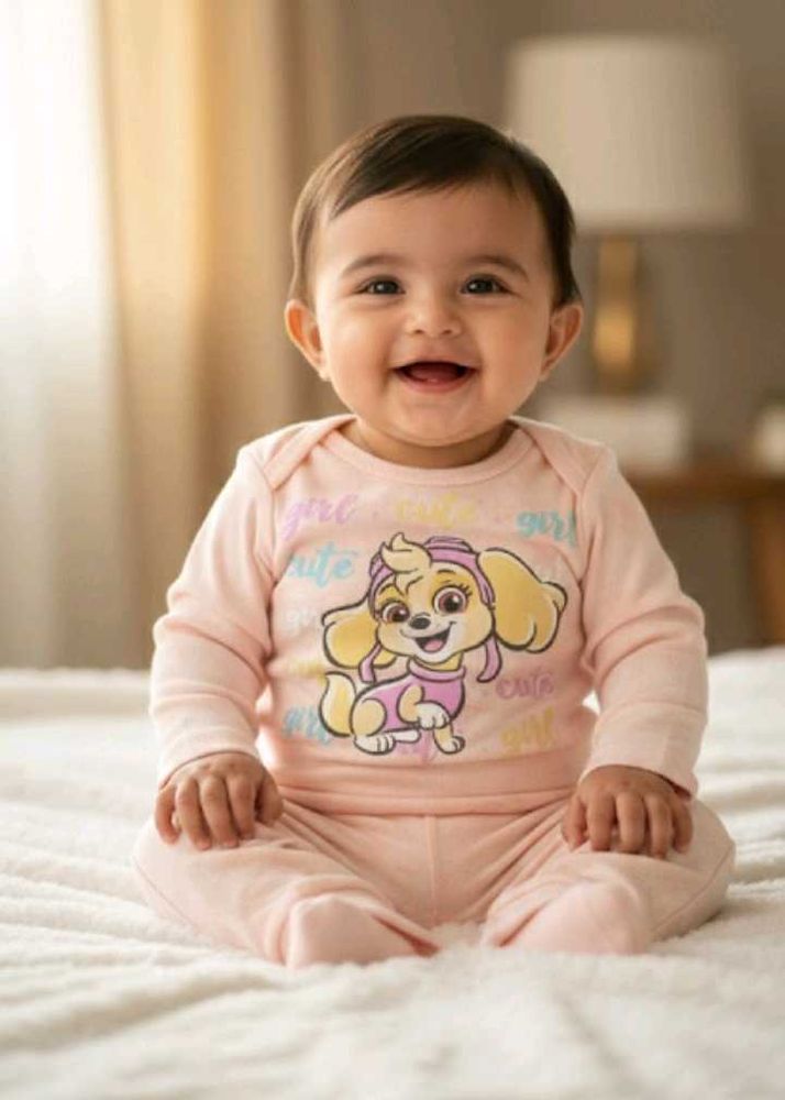 0-3 Mnth Paw Patrol Skye Baby Outfit