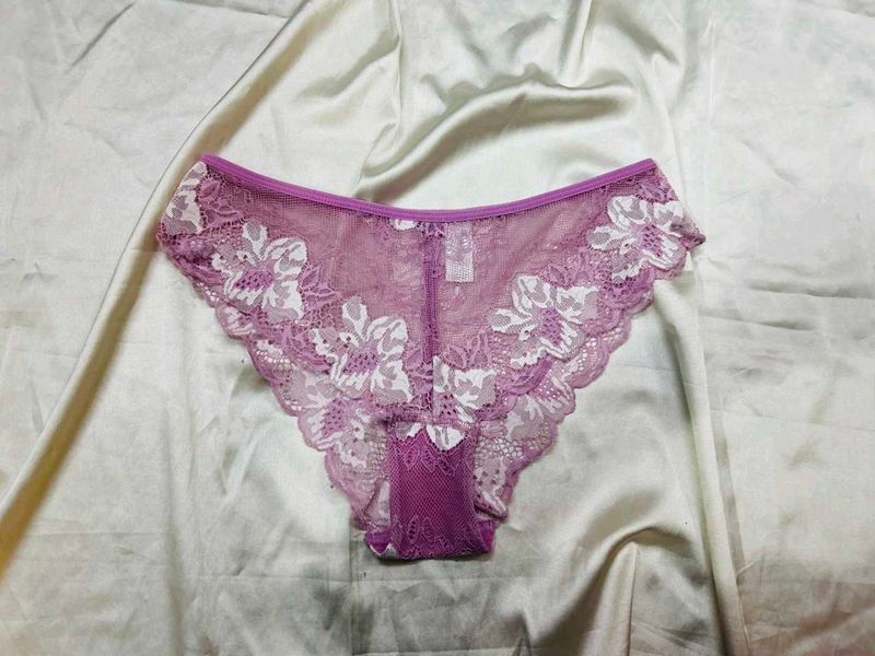 🇳🇿💫🎀Sheer Lace Floral Bikini Panty