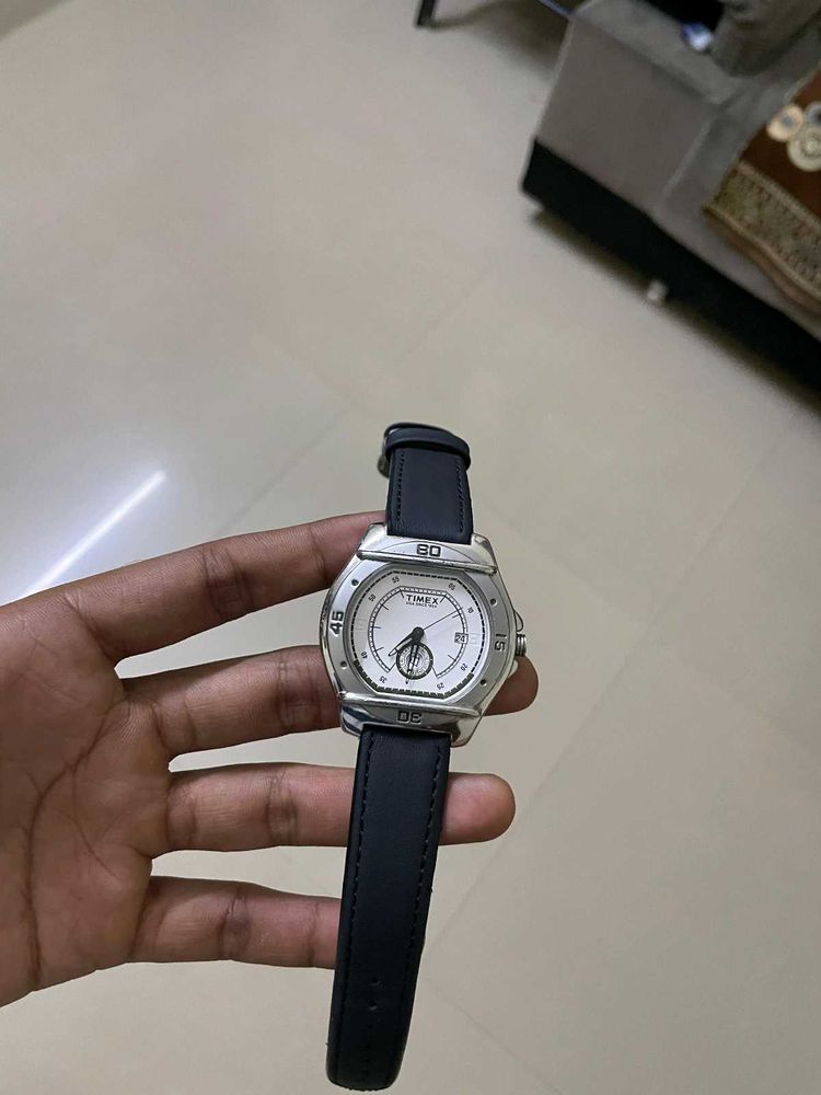 Timex Watch - Classic White Dial