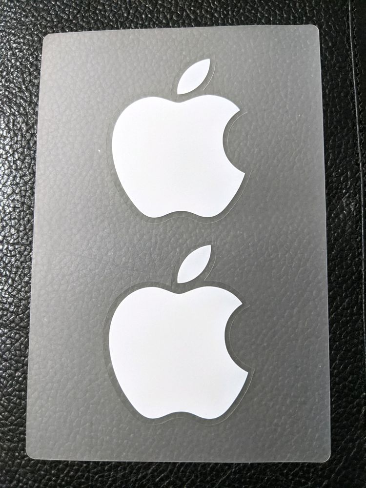 Fixed Price-Two apple stickers for iPad or MacBook