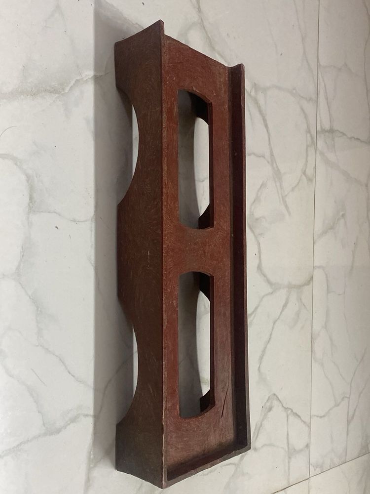 Rustic Wooden Organizer Shelf