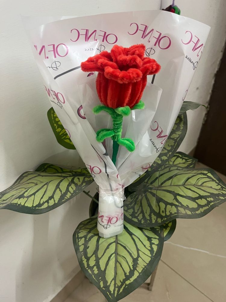 Handmade Red Rose Bouquet