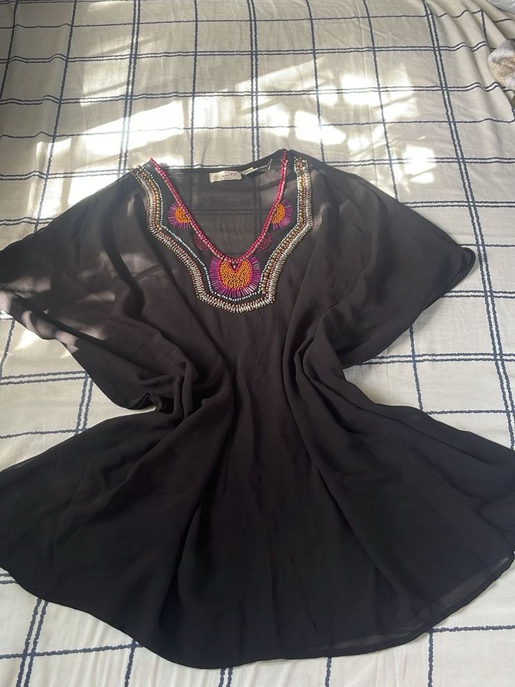Embroidered Bohemian Top