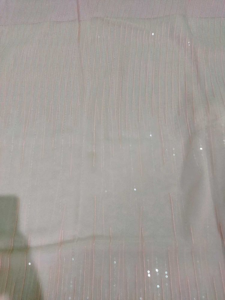 Heavy Sequence Saree.Light Pink Colour Saree