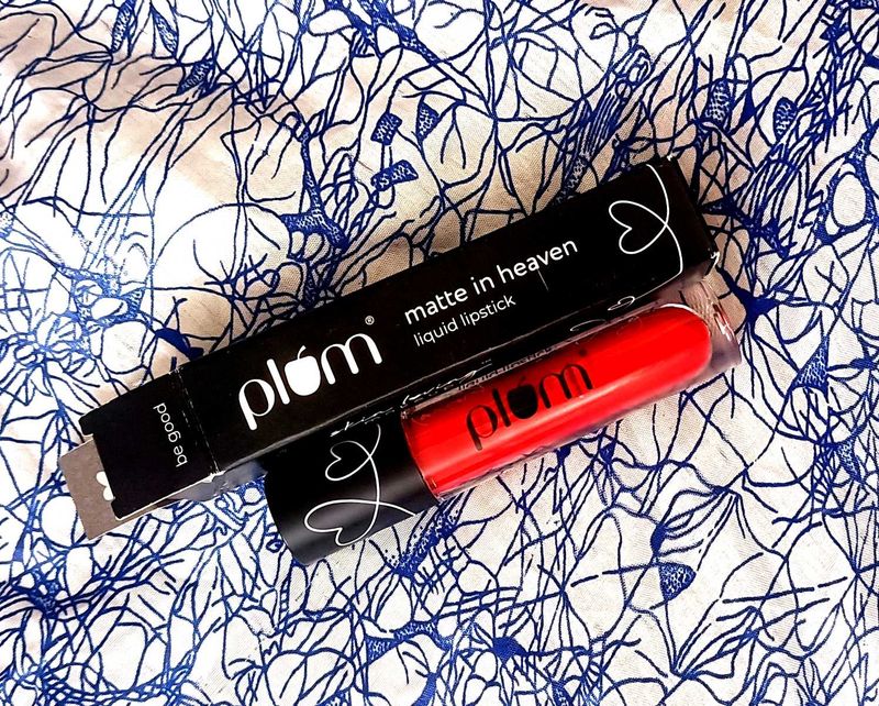 Plum Matte in Heaven Liquid Lipstick - Red