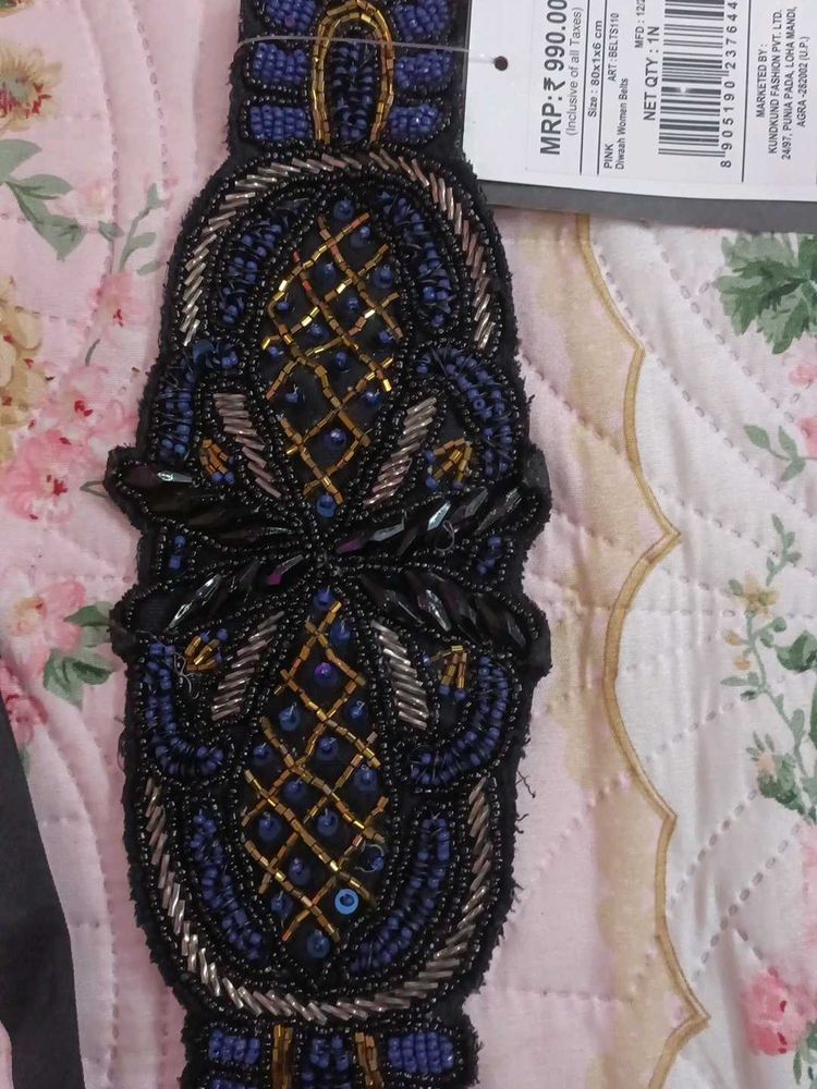 Elegant Embellished Women's Belt