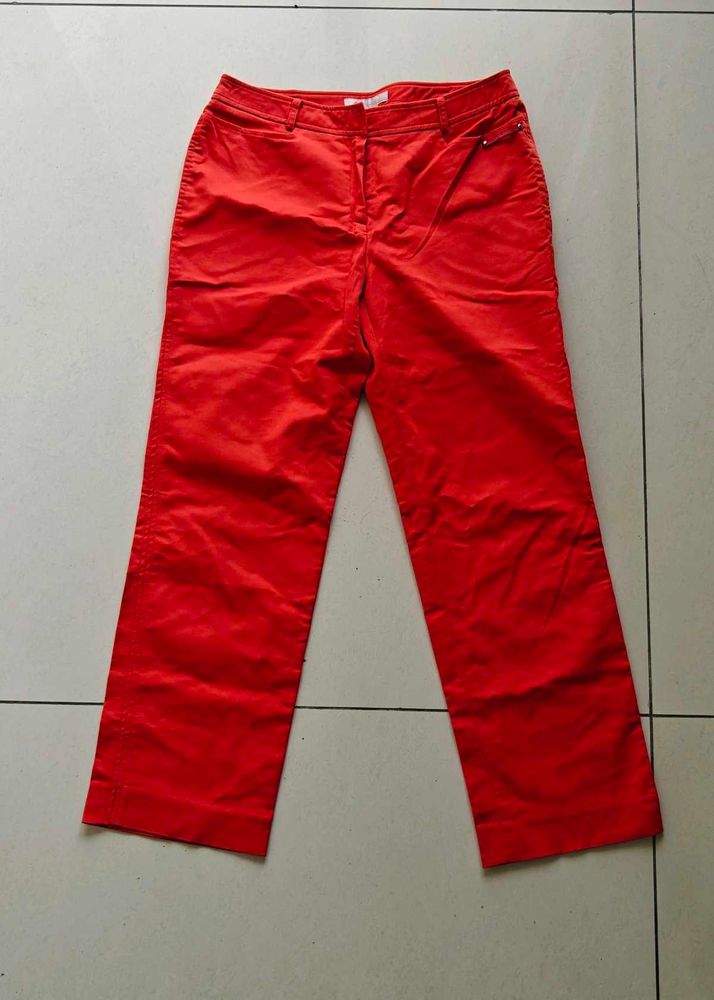Red trousers