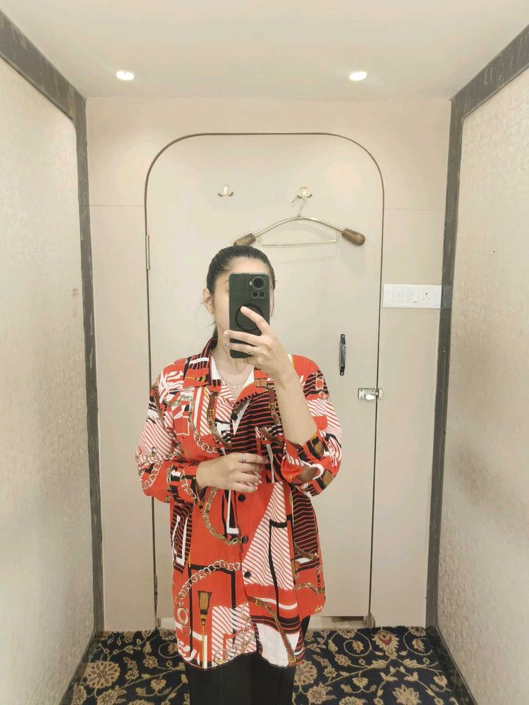 Stylish Printed Tunic Top