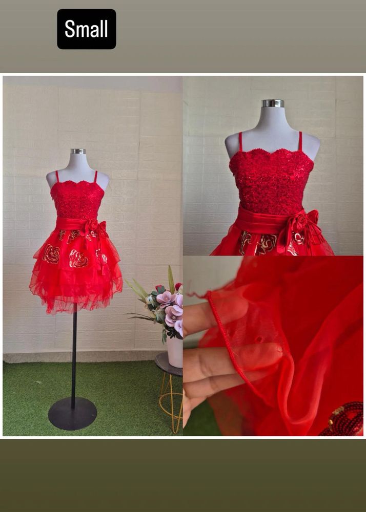 Stunning Red Party Dress prom, birthday