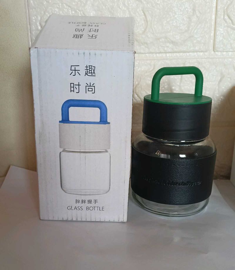 mini Glass Bottle with Handle