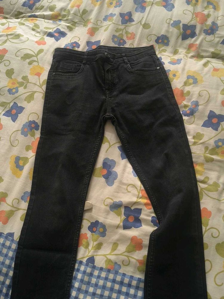 Classic Black Denim Jeans