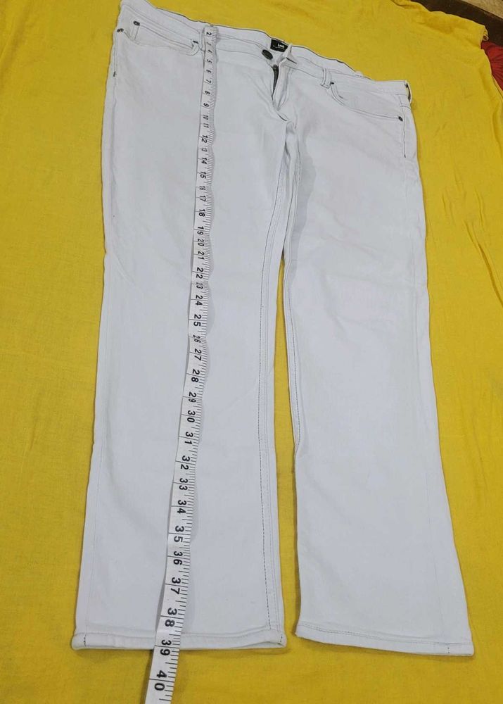 Lee Stylish White  Jeans