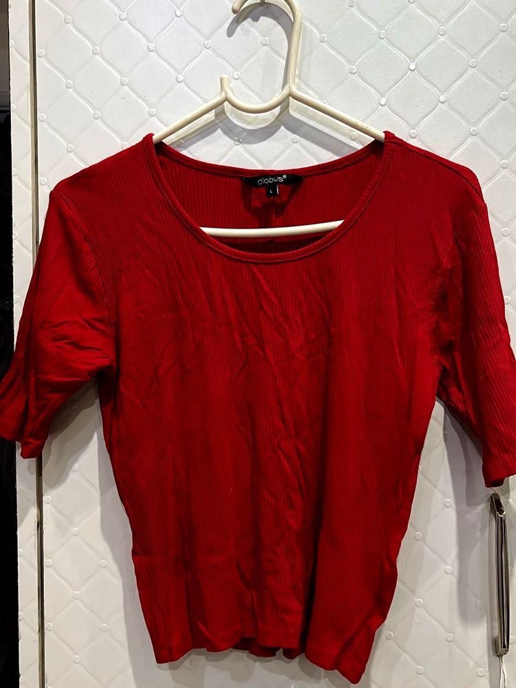 A regular office/college tight fitted Teeshirt