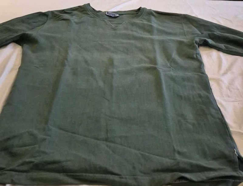 Sweat Shirt Full Sleeve Green