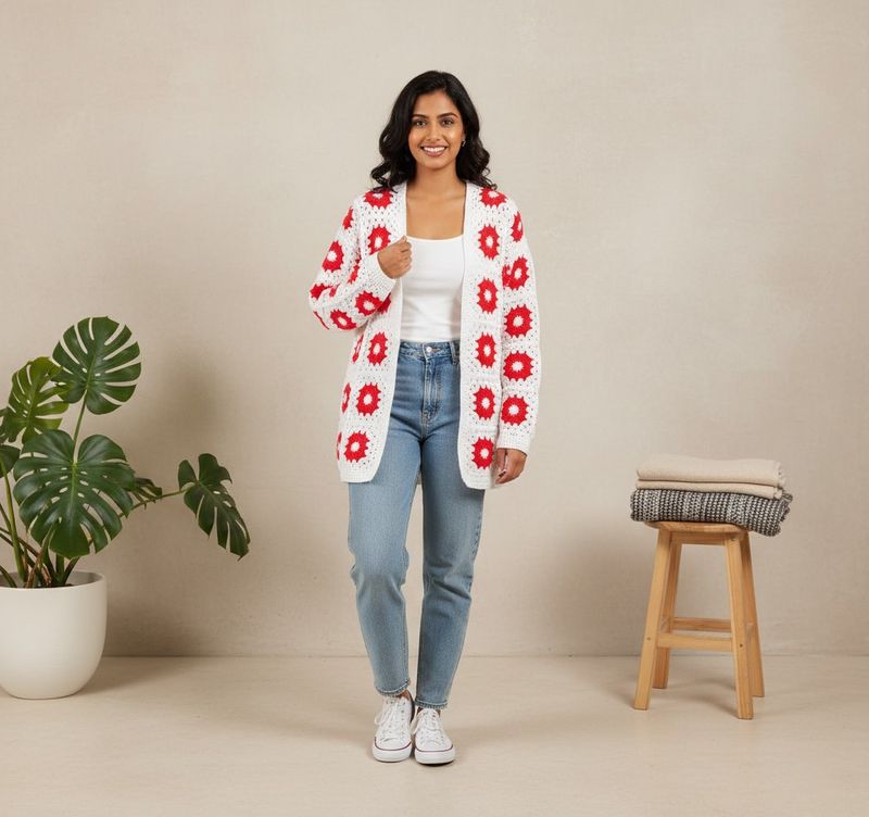 Handmade Crochet Cardigan