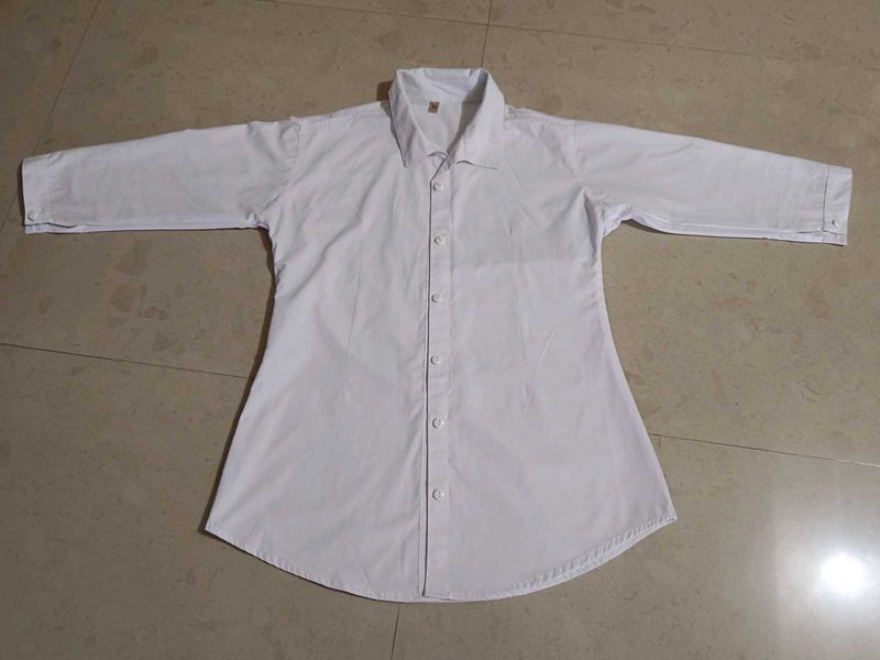 Classic White Collared Shirt