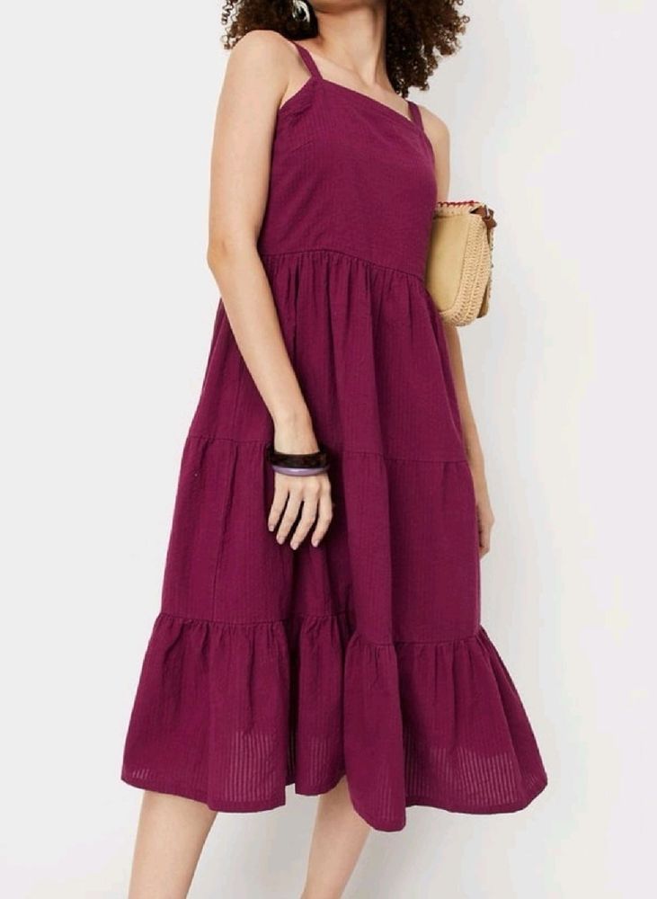Tiered Midi Dress