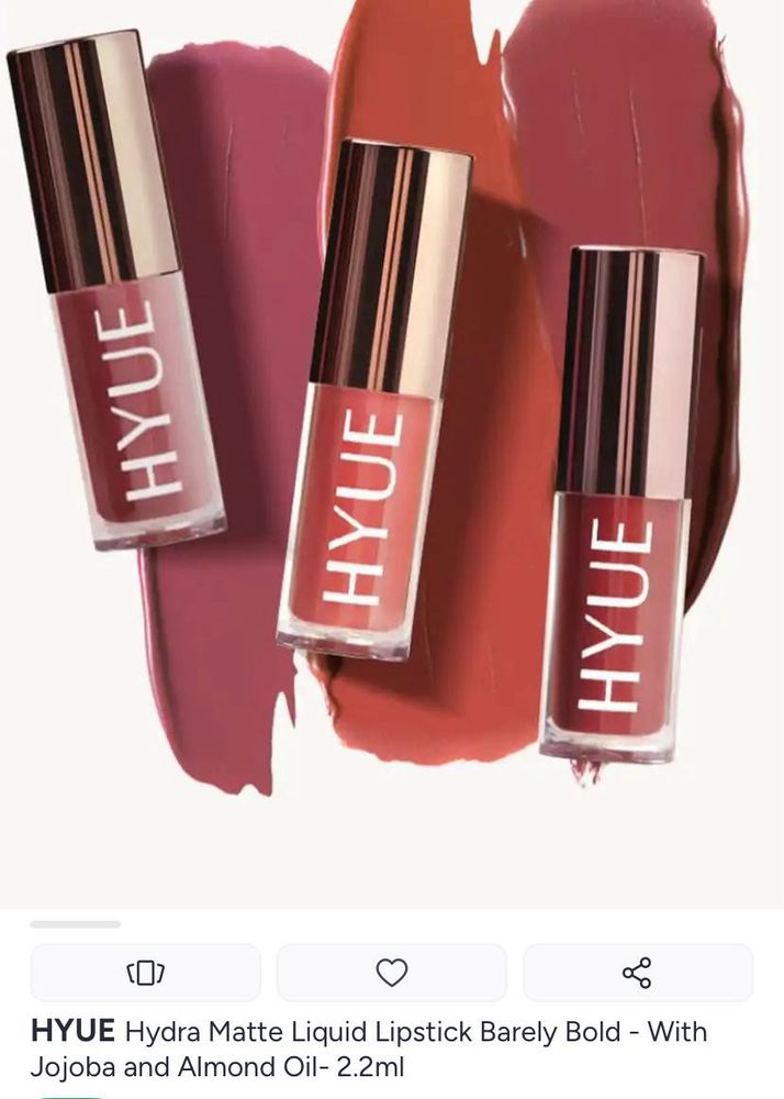 HYUE❤️Hydra Matte Liquid Lipstick Set of 3
