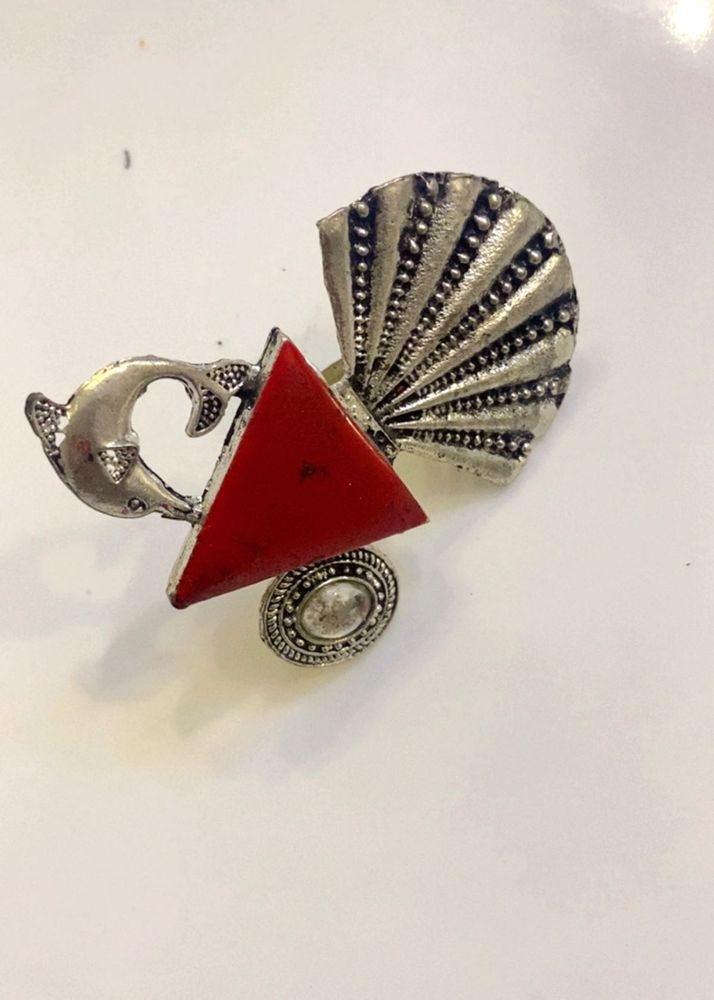 ✨Unique Dolphin &amp; Shell Ring l Last pc✨
