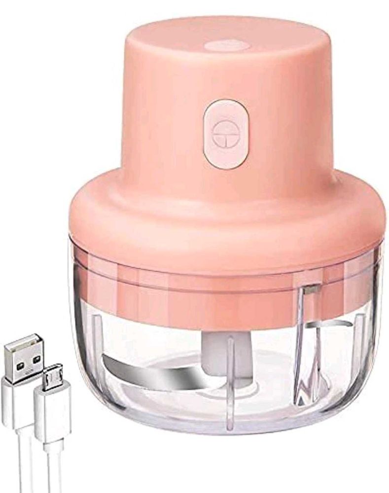 Mini Pink Electric Food Chopper