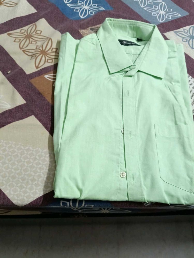 Men's Light Green Shirt