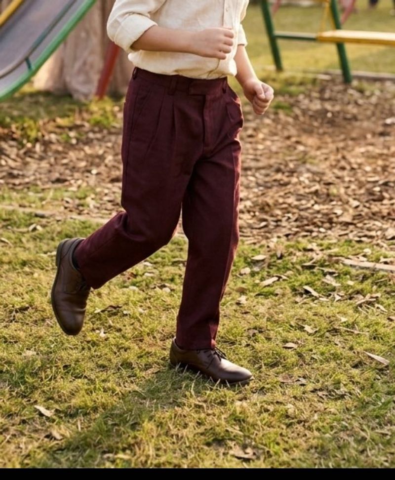 Stylish Maroon formal pant