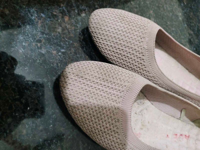 Comfortable Knit Ballerinas Size 39