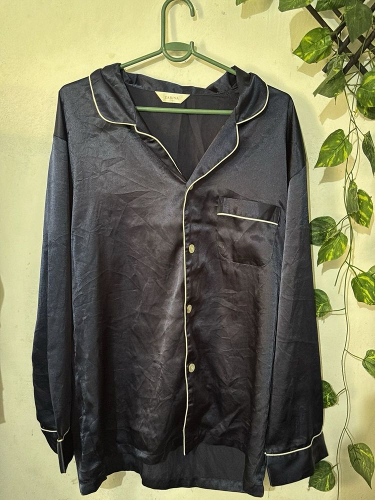 Satin Pajama Top