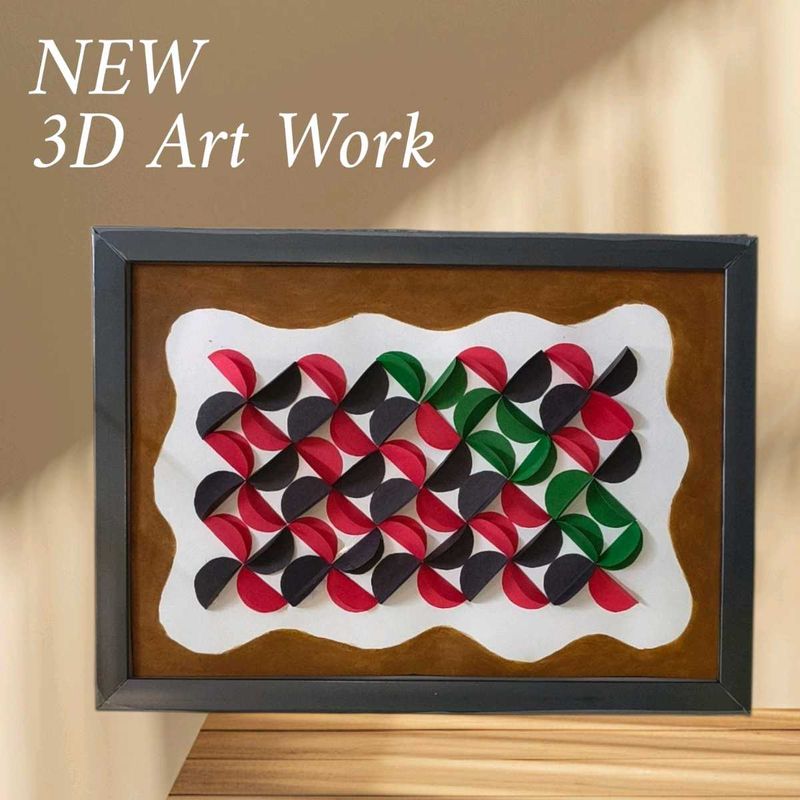 NEW 3D Geometric Wall Art