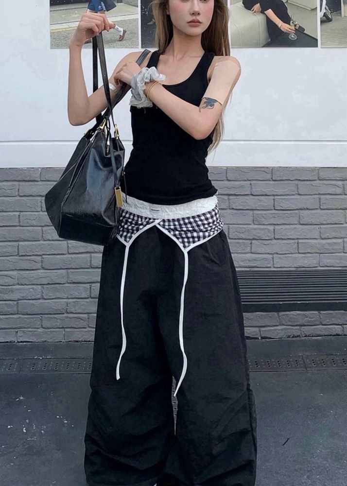 Wide Leg Cargo Pants