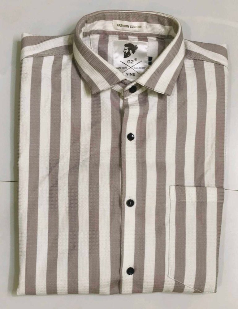 Striped Men's Casual Shirt